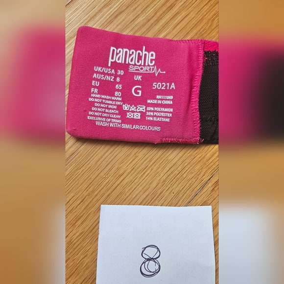 Panache Ultimate High Impact Underwire Sports Bra size 30G - Picture 4 of 4